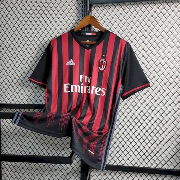 Ac Milan 201617 Home Retro Jersey 59525