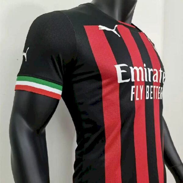 Ac Milan 202223 Home Player Version Jersey 42439