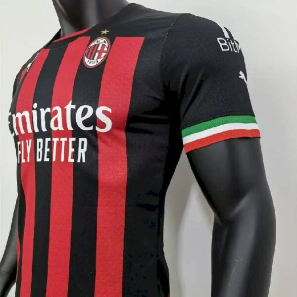 Ac Milan 202223 Home Player Version Jersey 42440