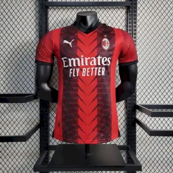 Ac Milan 202324 Home Player Version Jersey 54309