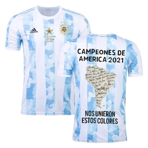 Argentina 2021 Home Jersey Campeones De America 2021 36630