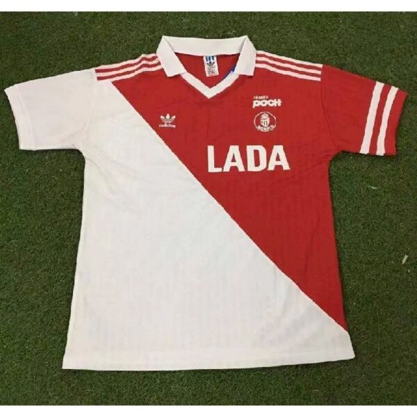 As Monaco 1990 1991 Home Retro Jersey 50734