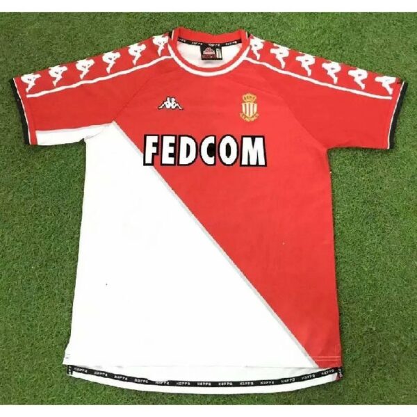 As Monaco 1999 2000 Home Retro Jersey 50716