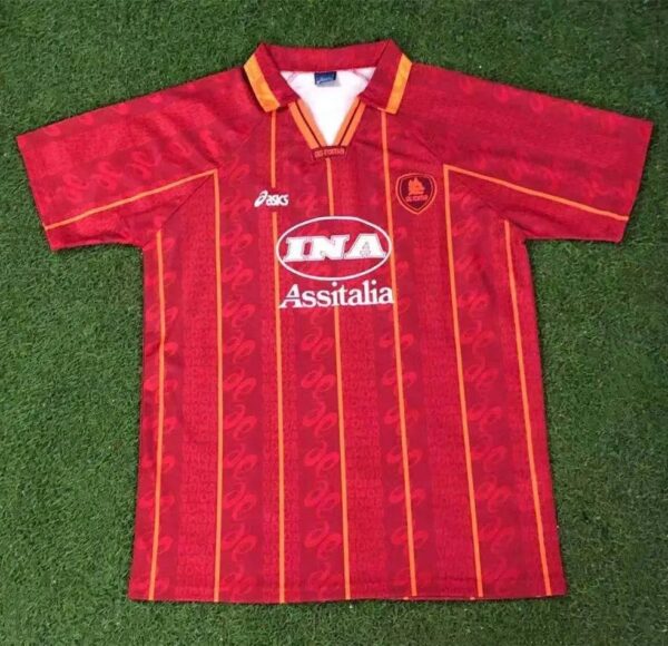 As Roma 1996 1997 Home Retro Jersey 35537