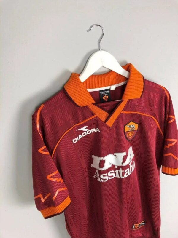 As Roma 1999 2000 Home Retro Jersey 35513