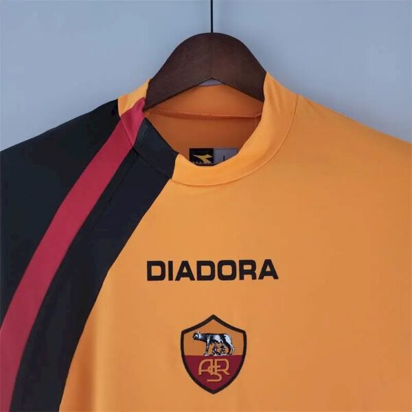 As Roma 2005 06 Home Retro Jersey 52222