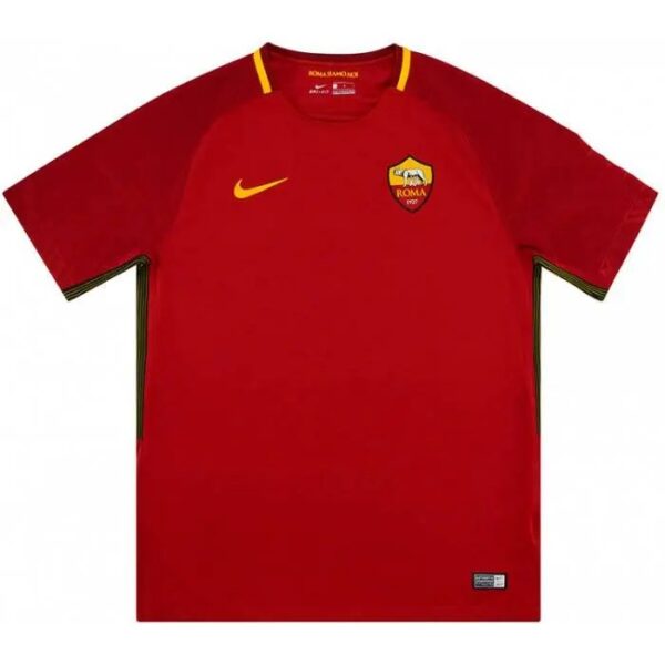 As Roma 201718 Home Retro Jersey 35511