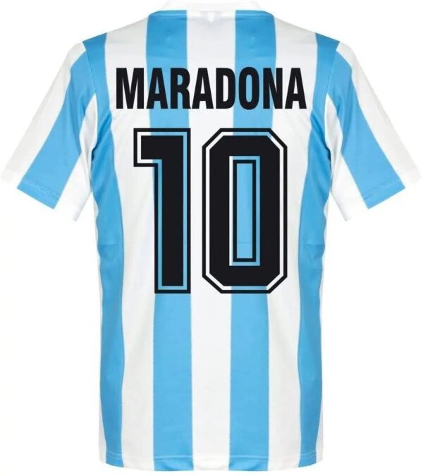 Argentina 1986 Maradona Home Retro Jersey 36569