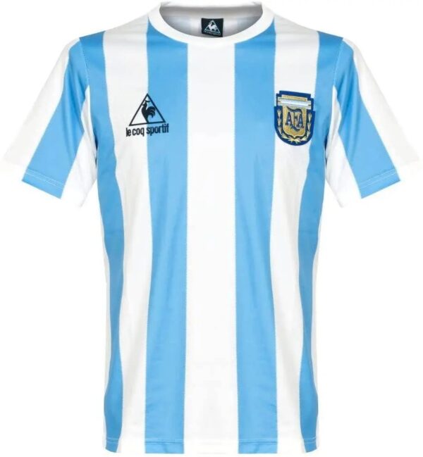 Argentina 1986 Maradona Home Retro Jersey 36570