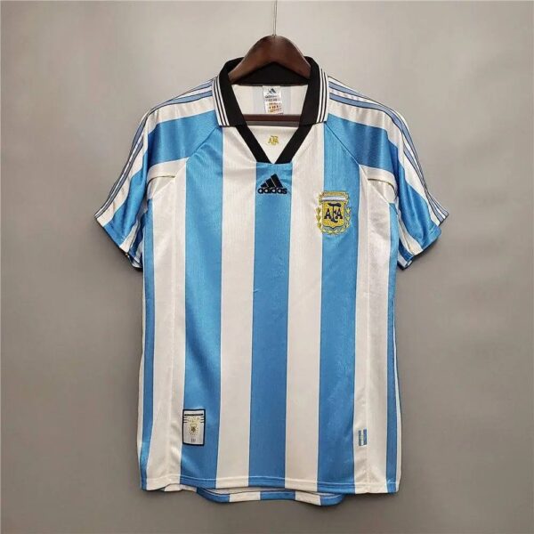 Argentina 1998 World Cup Home Retro Jersey 36122