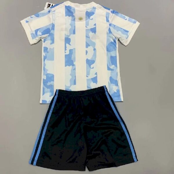 Argentina 2021 Home Kids Jersey And Shorts Kit 36609