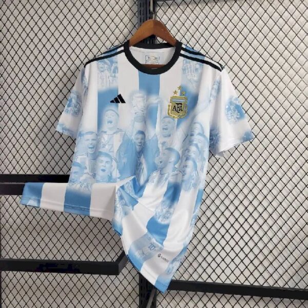 Argentina 2022 World Cup Champion Commemorative Jersey 51372