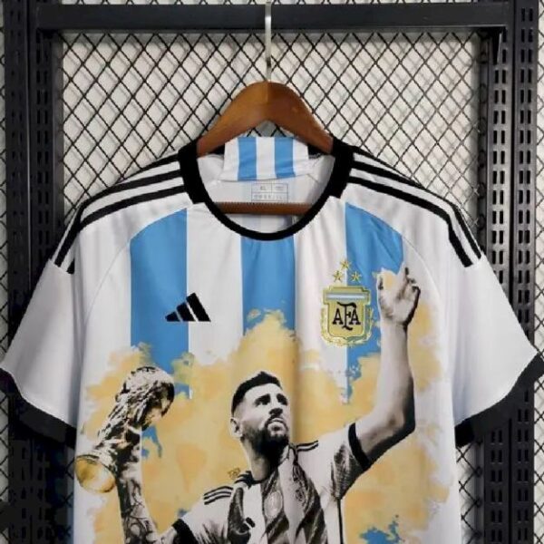 Argentina 202324 World Cup Championship Commemorative Edition Jersey