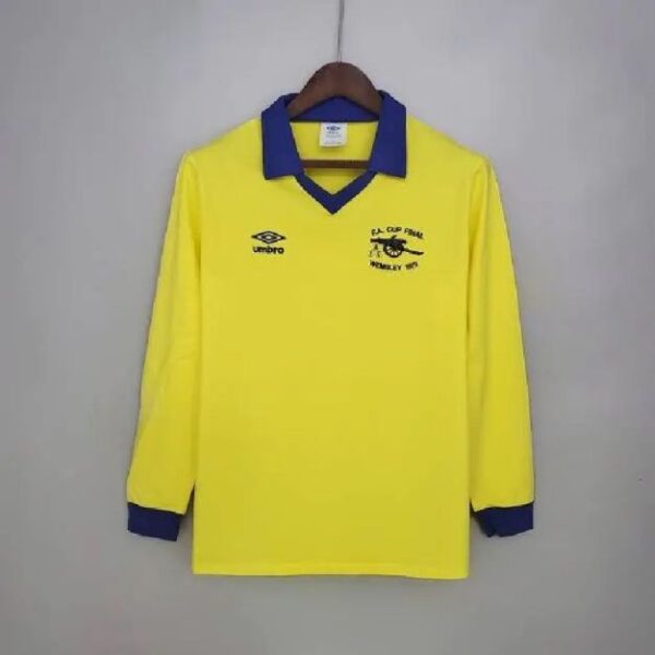 Arsenal 197179 Away Long Sleeve Retro Jersey 56822