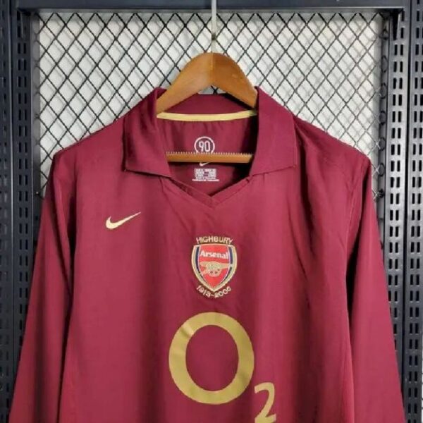 Arsenal 200506 Home Long Sleeve Retro Jersey 56956