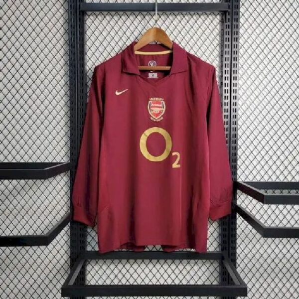 Arsenal 200506 Home Long Sleeve Retro Jersey 56958