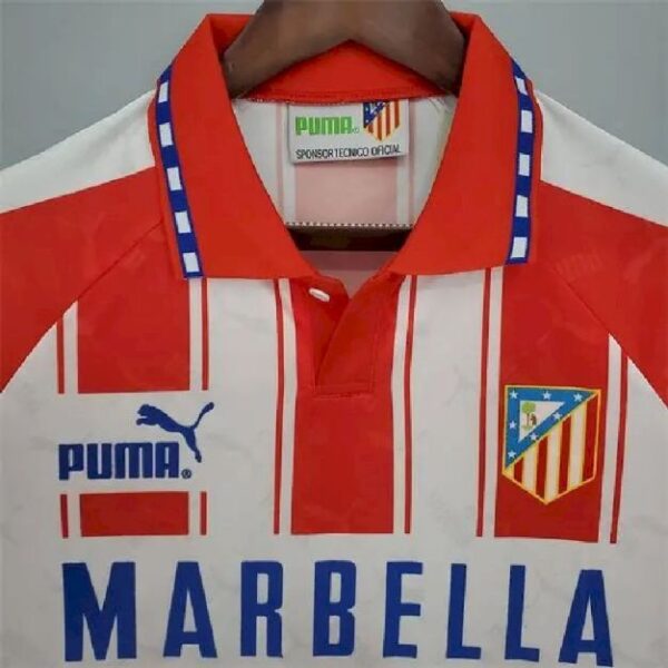 Atletico Madrid 199495 Home Retro Jersey 54074