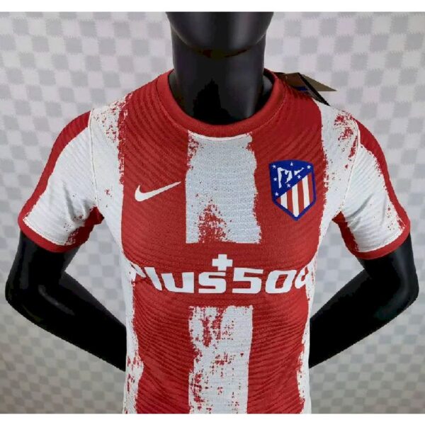 Atletico Madrid 202122 Home Authentic Player Version Jersey