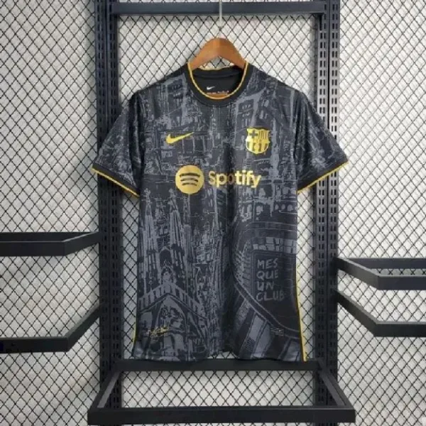 Barcelona 202324 Black Gold Special Edition Jersey 55149