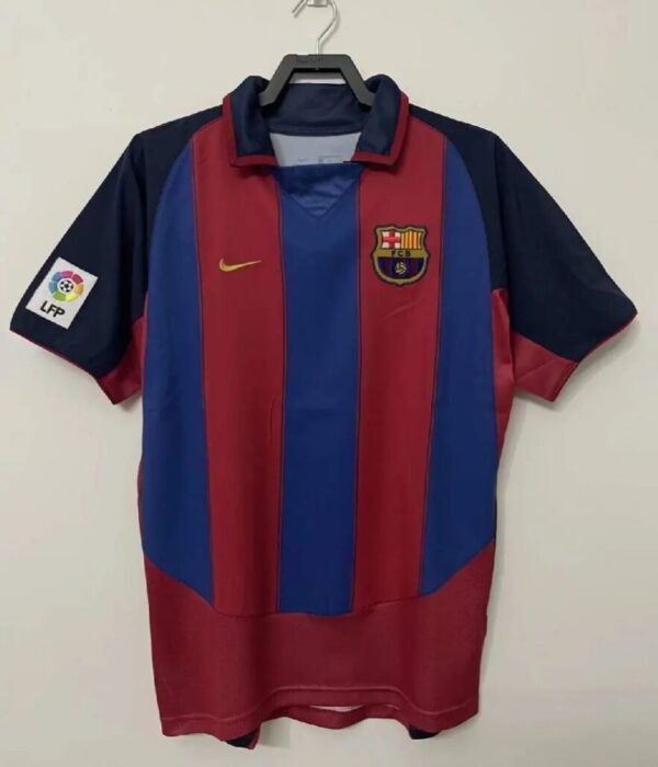 Barcelona 20032004 Home Retro Jersey 32418