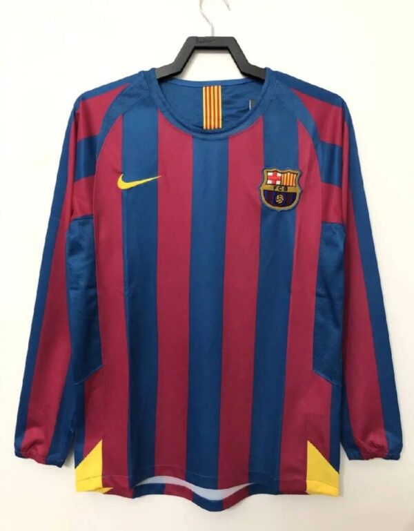 Barcelona 20052006 Home Ls Retro Jersey 32473