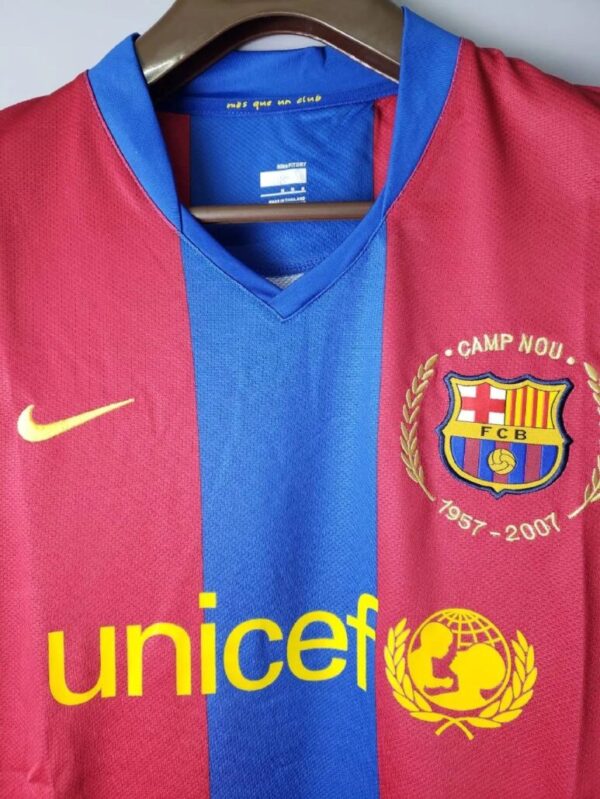 Barcelona 20072008 Ls Home Retro Jersey 32446