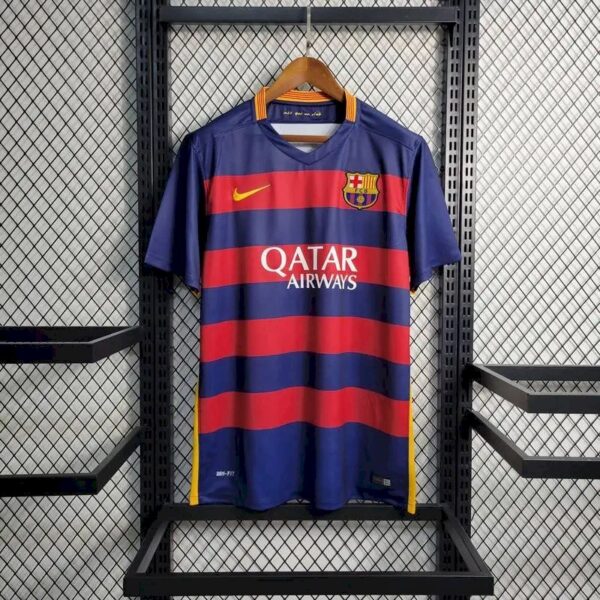 Barcelona 201516 Home Retro Jersey 59011