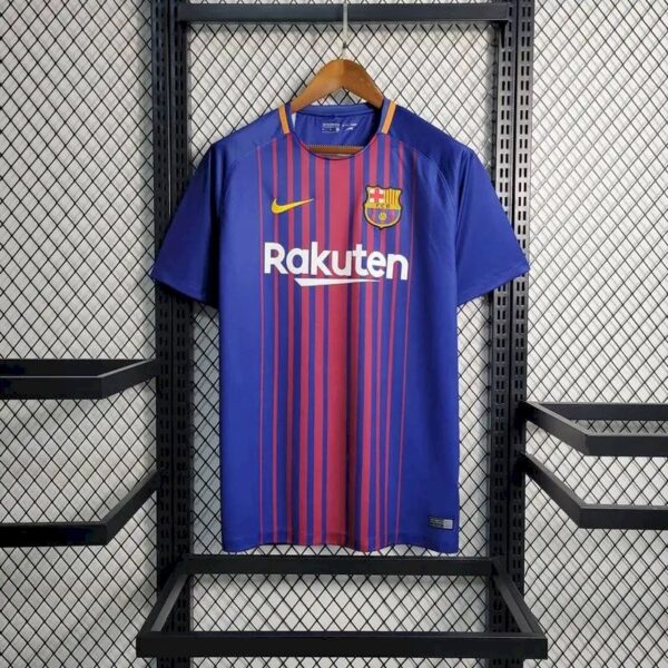 Barcelona 201718 Home Retro Jersey 58981