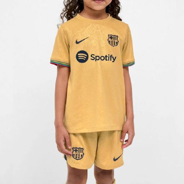 Barcelona 202223 Away Kids Jersey And Shorts Kit 42719