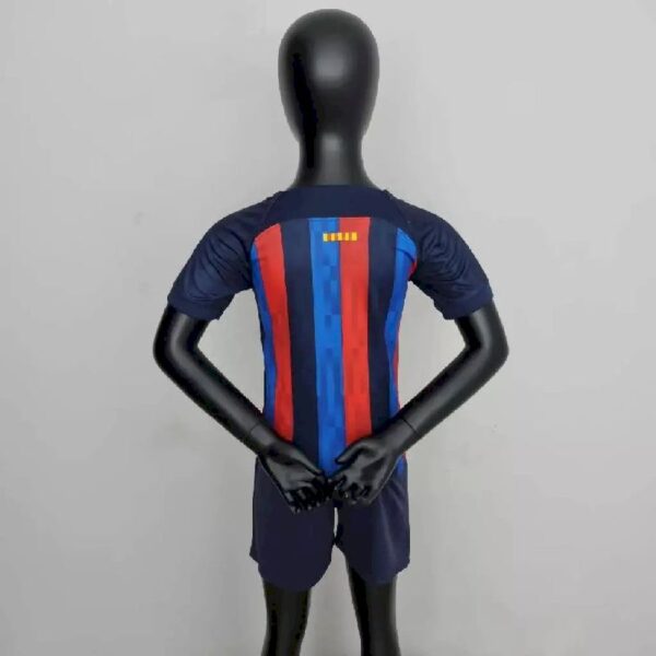 Barcelona 202223 Home Kids Jersey And Shorts Kit 42080