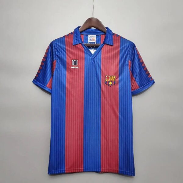 Barcelona 9091 Home Home Football Retro Jersey 32422