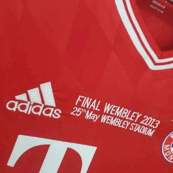 Bayern Munich 201314 Champions League Home Long Sleeve Retro Jersey 57483