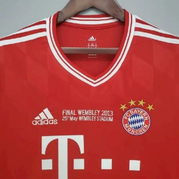 Bayern Munich 201314 Champions League Home Long Sleeve Retro Jersey 57485