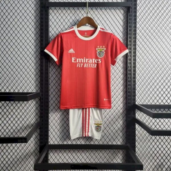 Benfica 202223 Home Kids Jersey And Shorts Kit 59974