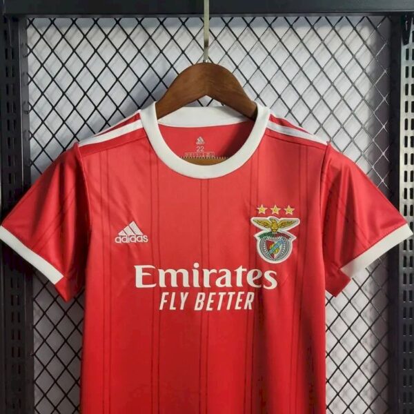 Benfica 202223 Home Kids Jersey And Shorts Kit