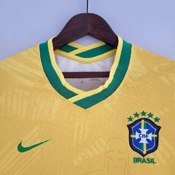 Brazil 2022 Special Womens Jersey Yellow 40110