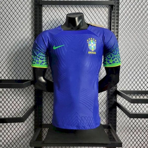 Brazil 2022 World Cup Away Player Version Jersey 58955