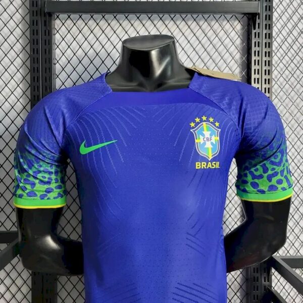 Brazil 2022 World Cup Away Player Version Jersey 58963