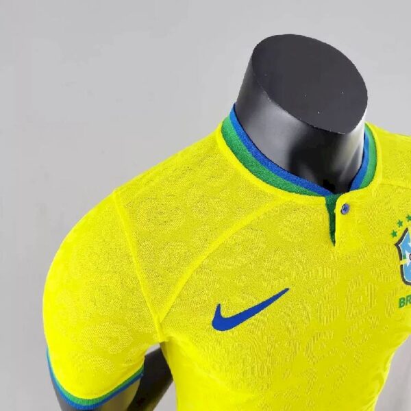 Brazil 2022 World Cup Home Player Version Jersey 46079