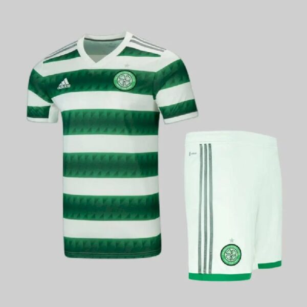 Celtic 202223 Home Kids Jersey And Shorts Kit 45819 1