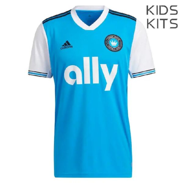 Charlotte Fc 2022 Primary Kids Jersey And Shorts Kit 47852