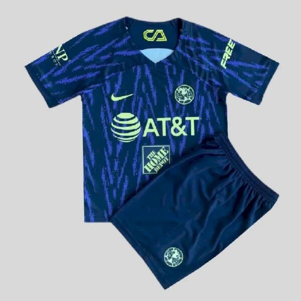 Club America 202223 Away Kids Jersey And Shorts Kit 46666