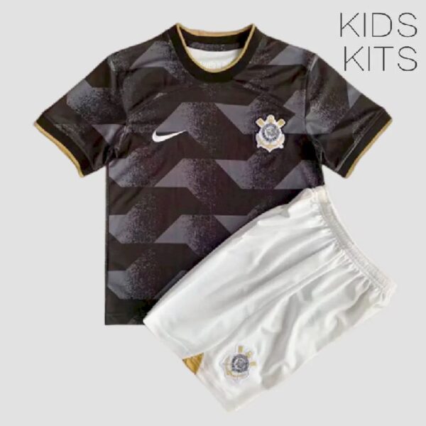 Corinthians 2022 Away Kids Jersey And Shorts Kit 41230