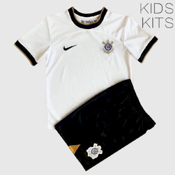 Corinthians 2022 Home Kids Jersey And Shorts Kit 41234