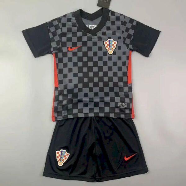 Croatia 2021 Away Kids Jersey And Shorts Kit 37388