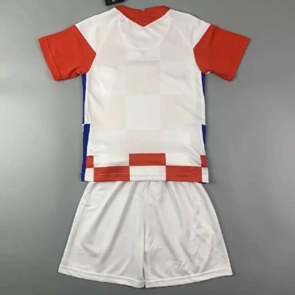 Croatia 2021 Home Kids Jersey And Shorts Kit 37395