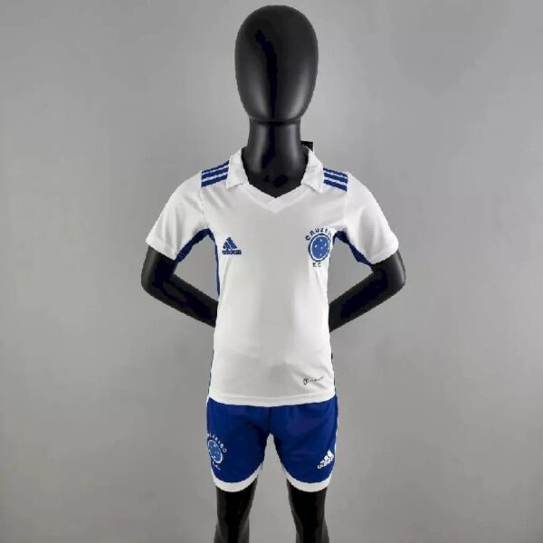 Cruzeiro 2022 Away Kids Jersey And Shorts Kit 45555