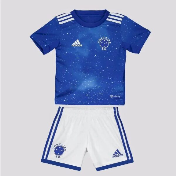 Cruzeiro 2022 Home Kids Jersey And Shorts Kit 41357