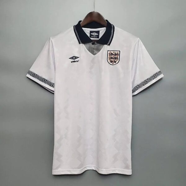 England 19901992 Home Retro Jersey 36760