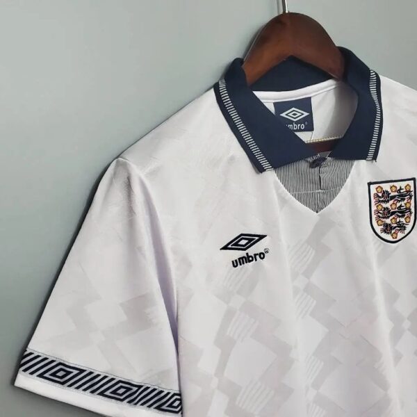 England 19901992 Home Retro Jersey 36765